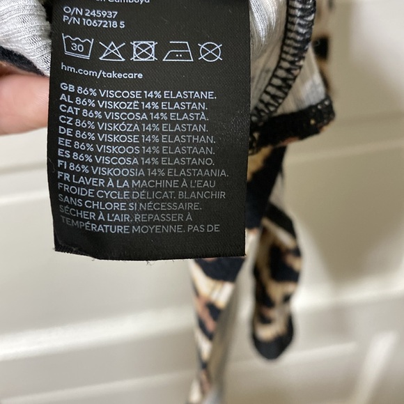 H&M Cheetah print low back body suit - Picture 5 of 5